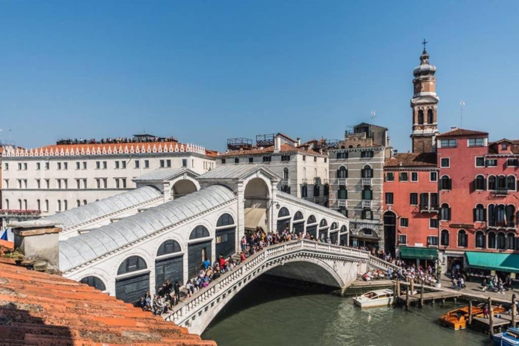 Rialto Apartment With Canal Grande View Venice Ngoại thất bức ảnh